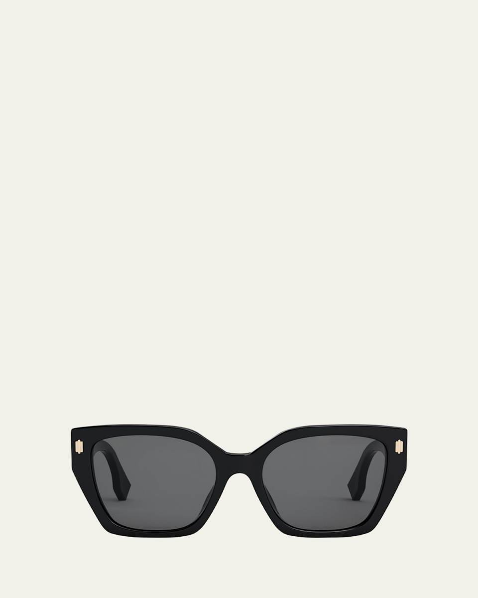 Logo Square Acetate Sunglasses